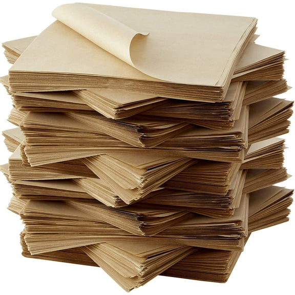 Avant Grub 12" x 12" Kraft Eco Friendly Paper, Grease Proof Deli Wrap, 100 Pack