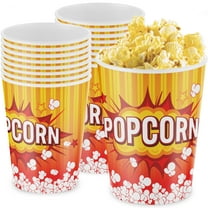 Avant Grub 32 oz. Disposable Stackable Paper Popcorn Buckets 25 Pk.