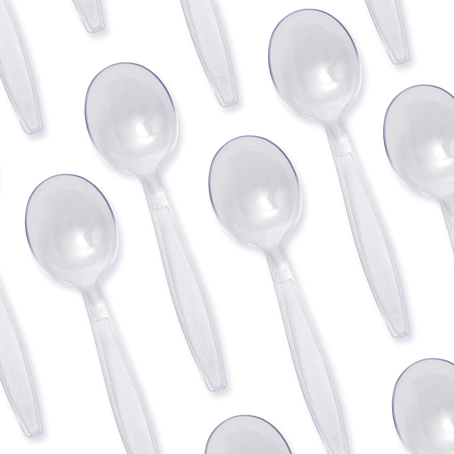 Buy FaisTonGateau Pack of 250 Mini Plastic Spoons Online at