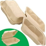 Avant Grub 6x9" 21oz Microwavable Kraft Take-Out Food Storage Container, 25 Pk