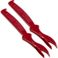 thumbnail image 1 of Avant Grub 7.5" Classic Red Serrated Seafood Sheller Pick, 2 Pack, 1 of 3