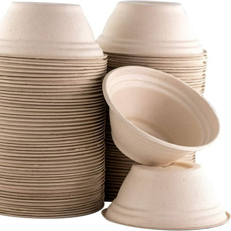 Avant Grub 8 Oz Earth-Friendly Disposable Bowls, 100 Pack