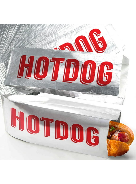 Avant Grub 9.5" Disposable Classic Warming Hotdog Foil Wrapper