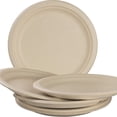 thumbnail image 1 of Avant Grub 9" Round Biodegradable Disposable Microwavable Gluten-free wheat straw Fiber Plates, 100 Ct, 1 of 5