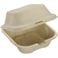 thumbnail image 1 of Avant Grub Biodegradable 6x6 Take Out Food Containers with Clamshell Hinged Lid 50 Pack. Leak Proof, Disposable Take Out Box with Carry Meals To Go., 1 of 3