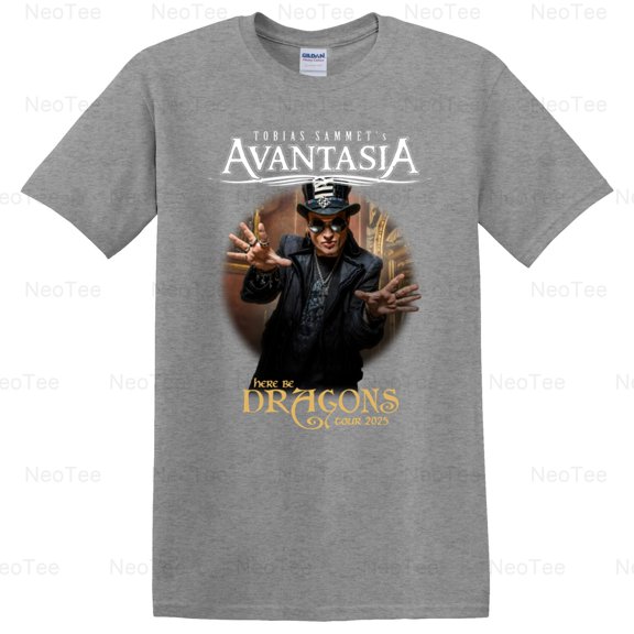Avantasia Tour 2025 Rock Opera Metal Band Concert Fan Merch Music Fest T-Shirt Unisex, up to 5XL