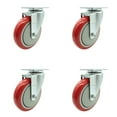 thumbnail image 1 of Avantco HPCASTNB Swivel Caster Replacement Set - Service Caster Brand, 1 of 2