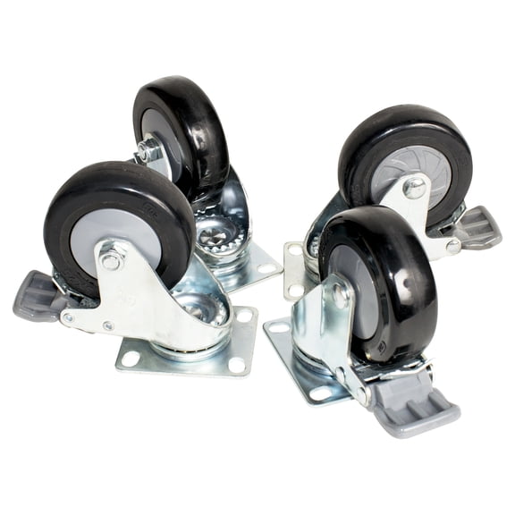 Avante Audio AVAC4 Caster Kit Set of 4 Wheels w/Brake For A15S+A18S Subwoofer