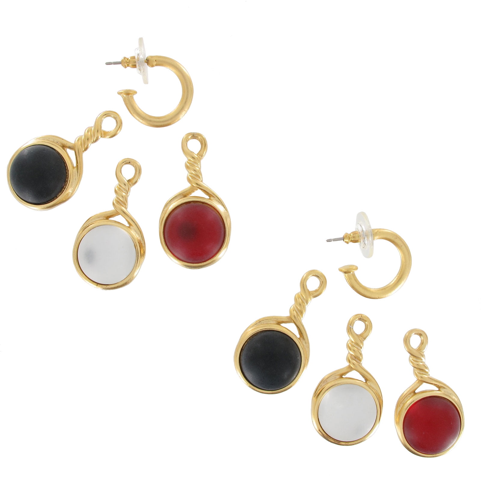 Interchangeable store dangle earrings