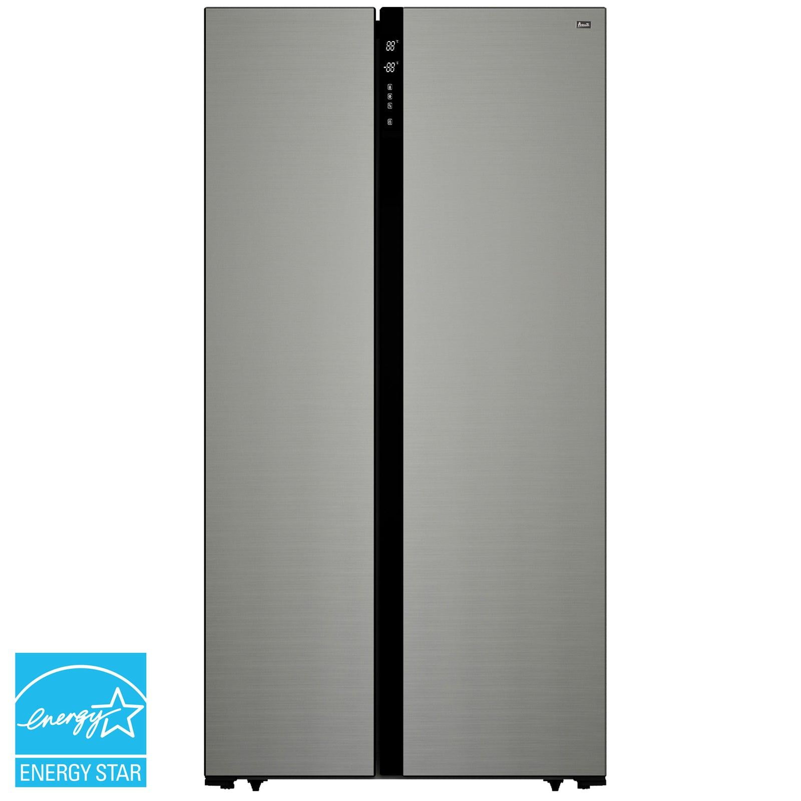 Avanti 15.6 cu. ft. Stainless Steel Side-by-Side Refrigerator