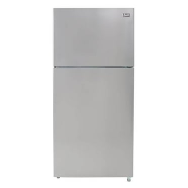 Avanti 18 Cu. ft. Top Mount Refrigerator, Standard Door Style, Stainless Steel - New