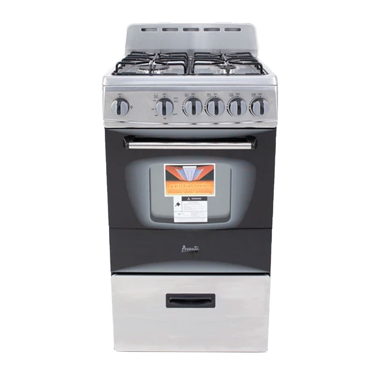 Avanti 20 Compact Gas Range Oven In Stainless Steel GR2013CSS   Avanti 20 Compact Gas Range Oven In Stainless Steel GR2013CSS 58650939 339c 41f8 9f37 64eaf41e4dee.efffba386c0cd2abb424d817e8127180 