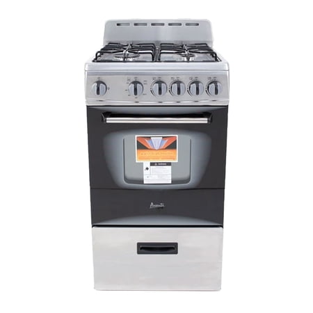 Avanti 20" Compact Gas Range Oven, in Stainless Steel (GR2013CSS)