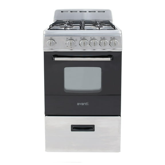 Avanti 20" Compact Gas Range Oven, in Stainless Steel (GR2013CSS)