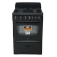 thumbnail image 1 of Avanti 24" Compact Gas Range Oven, in Black (GR2415CB), 1 of 2
