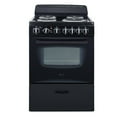 thumbnail image 1 of Avanti 24 Inch 2.6 cu ft Double Oven Electric Range in Black, 1 of 5