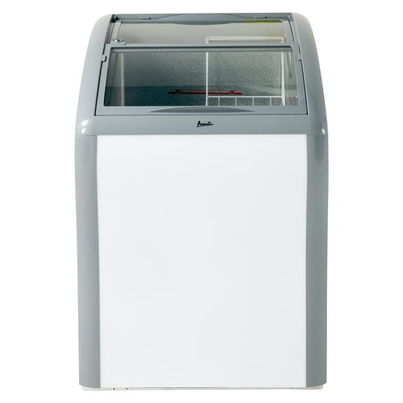 Avanti 4.2 cu ft 1-Glass Door Top-Freezer Refrigerator, Metal