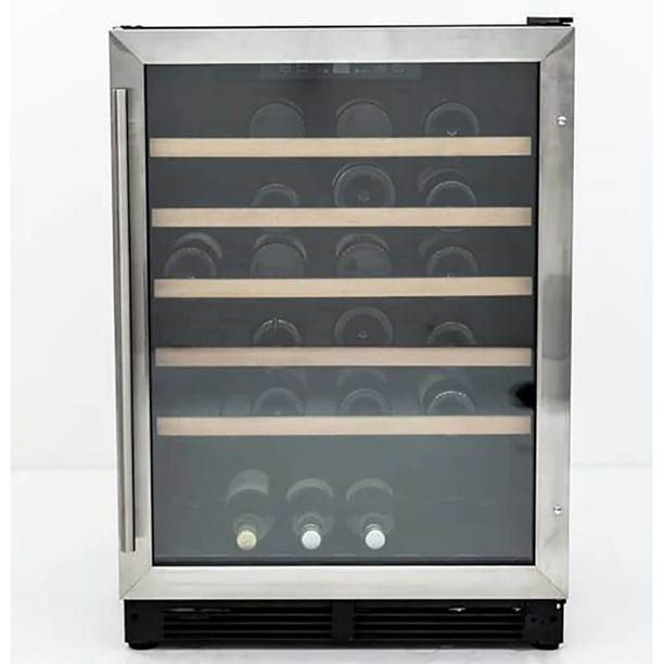 Avanti WCB52T3S 51 Bottle Stainless Steel Wine Cooler Walmart