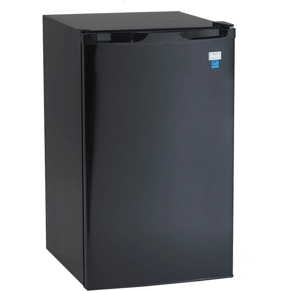 Avanti AVARM4416B Refrigerators, Glass Shelves, Door Freezer Compartment, Defrost, Energy Star, 4.4 cubic feet,Black, 33" x 19.3" x 22"