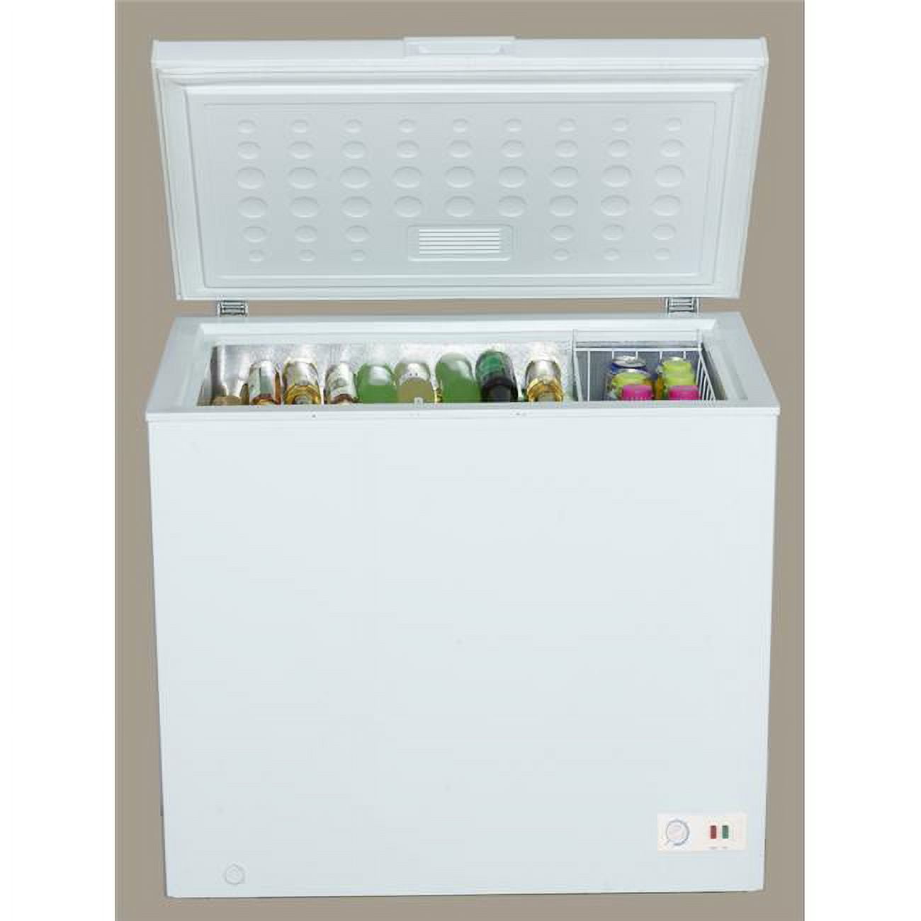 Avanti 7.0 cu. ft. Chest Freezer with Single FlipUp Lid & Adjustable Temperature Control, White