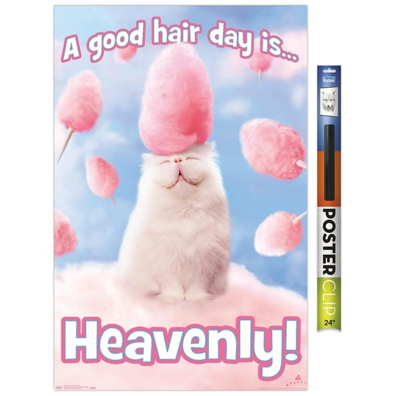 Avanti - Cotton Candy Cat Wall Poster, 22.375" x 34"