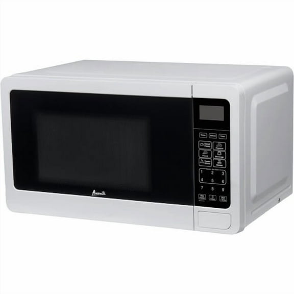 Avanti Countertop Microwave Oven - 0.7 ft³ Capacity - Microwave - 9 Power Levels - 9.80" Turntable - Countertop - White | Bundle of 5 Each