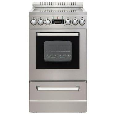 Avanti Der20p3 20" Wide 2.58 Cu. Ft. Slide In Electric Range - Stainless Steel