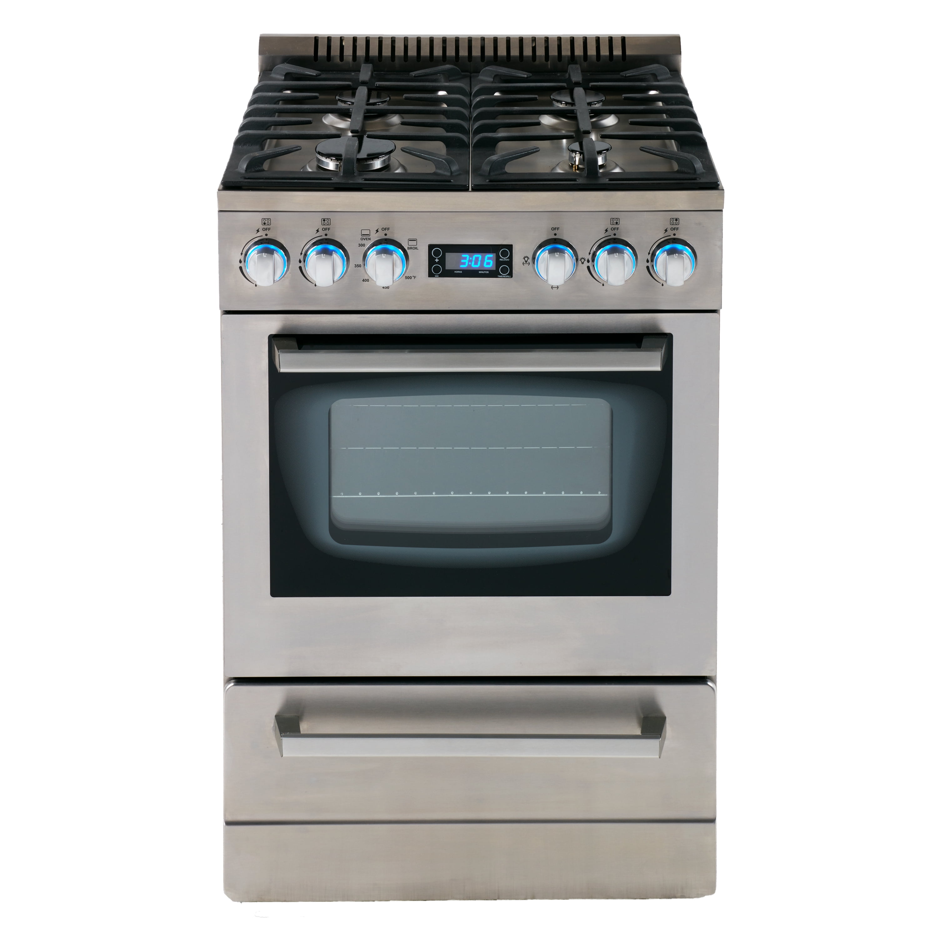 Avanti ELITE Series 24" Gas Range Oven, in Stainless Steel (DGR24P3S