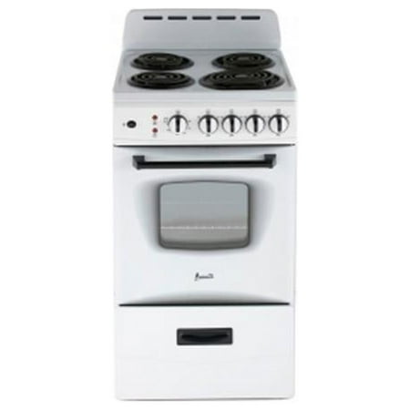 Avanti ER20P0WG Electric Range - White