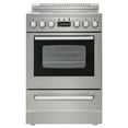 thumbnail image 1 of Avanti ELITE Series 24" Electric Range Oven, in Stainless Steel (DER24P3S), 1 of 5