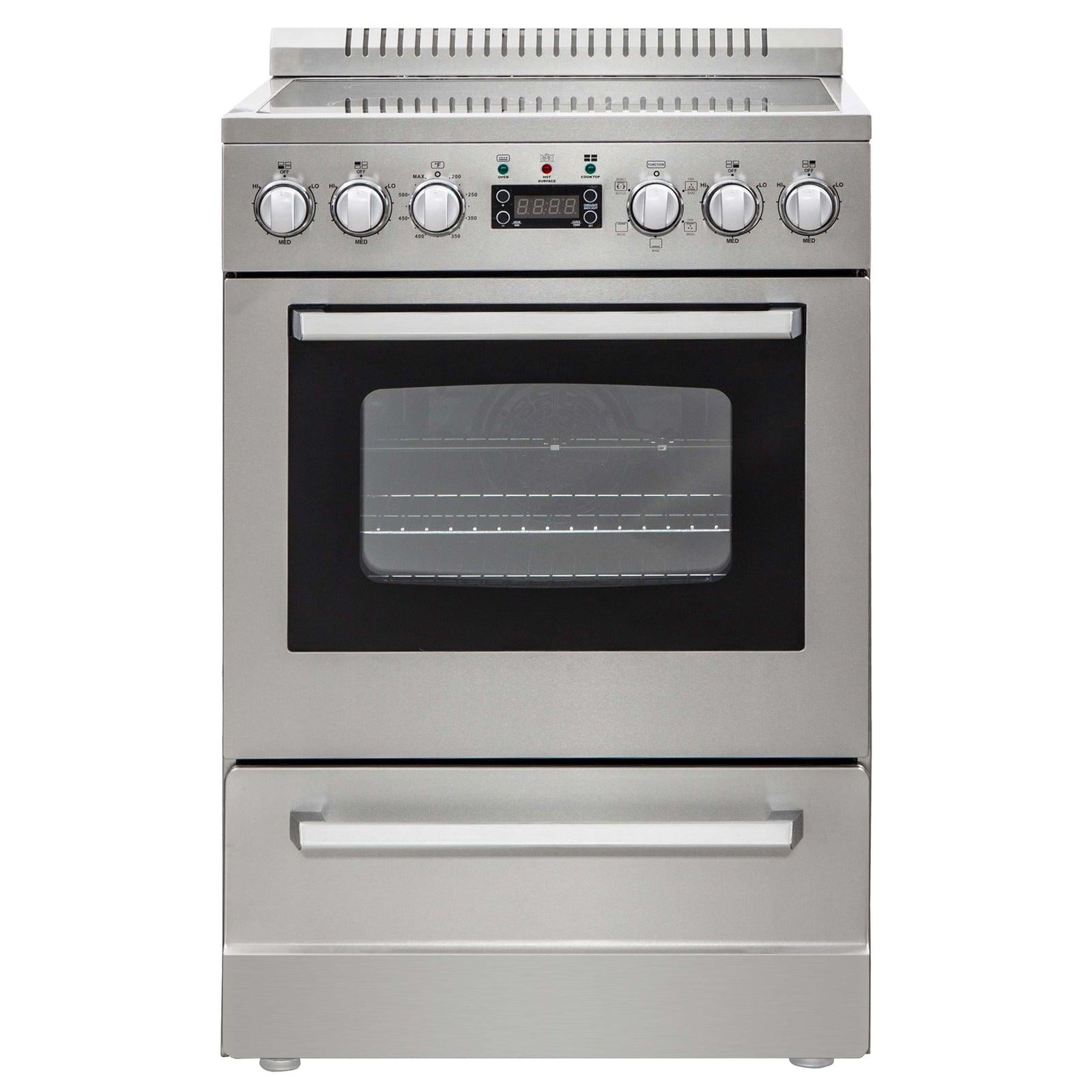 Avanti 24" Stainless Steel Electric Range with Convection Oven