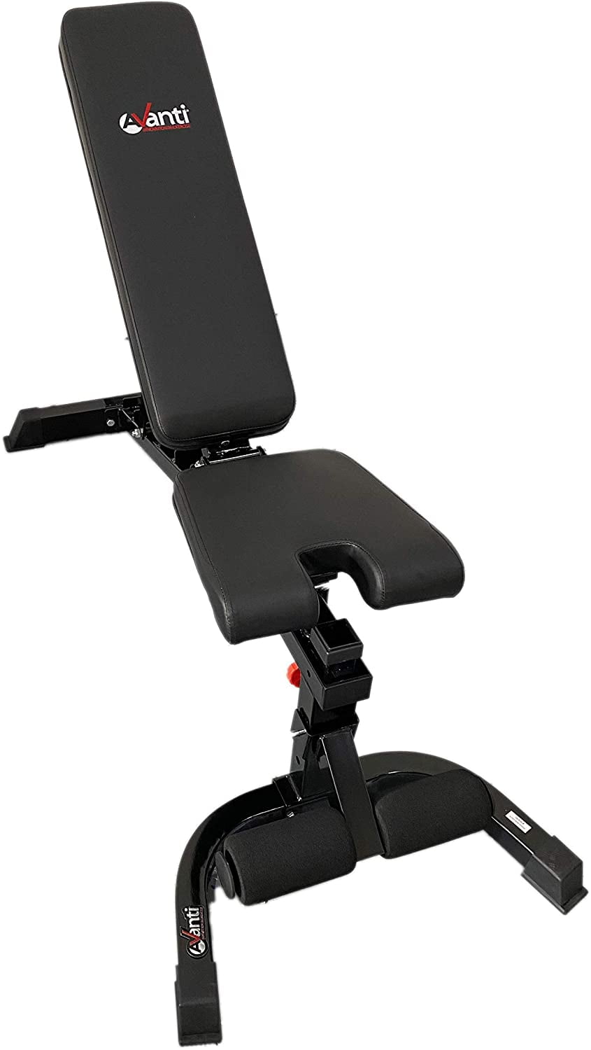 Avanti FID Incline Decline Adjustable Utility Weight Bench, Solid Construction, Easily Adjustable for Exercise Weight Lifting, Dumbbell, Detachable Leg Lock, Home Gym