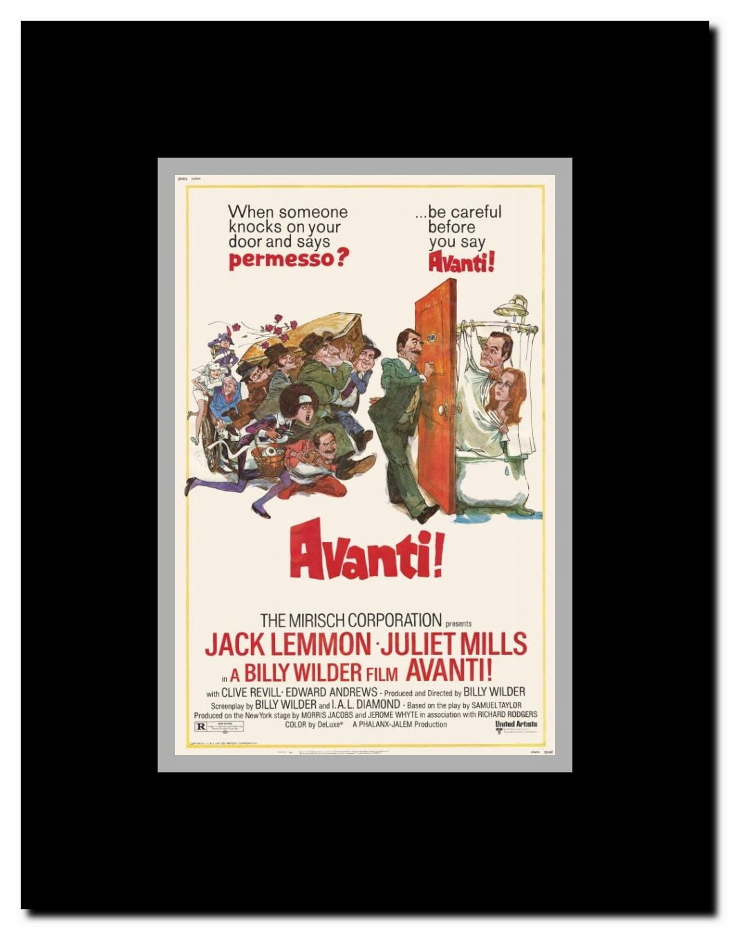 Avanti! Framed Movie Poster