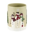 thumbnail image 1 of Avanti Holiday Snowmen Gathering Wastebasket, 1 of 1