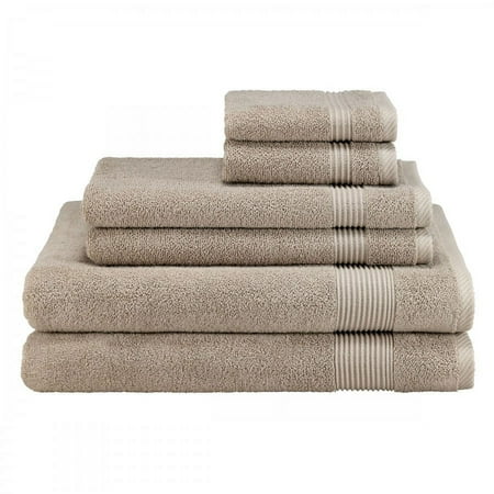 Avanti Linens 6 Pc Solid Color Towel Set - Linen