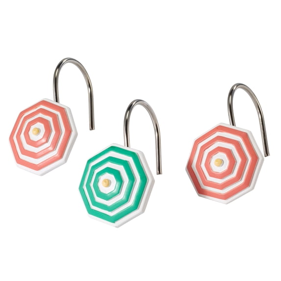 Avanti Linens Avanti Flamingo Paradise Shower Hooks - Multicolor