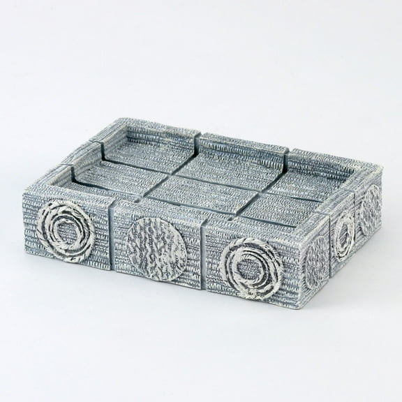 Avanti Linens Avanti Galaxy Silver Resin Soap Dish