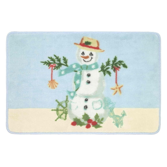 Avanti Linens Avanti Coastal Snowman Rug