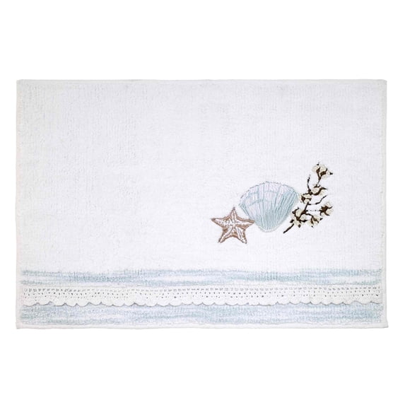 Avanti Linens Farmhouse Shell Bath Rug 20" x 30"