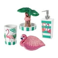 thumbnail image 1 of Avanti Linens Flamingo Paradise 4 Pc Bath Accessory Set - Multicolor, 1 of 3