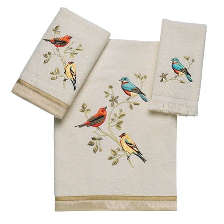 Avanti Linens Gilded Birds 3-Piece Towel Set