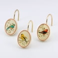 thumbnail image 1 of Avanti Linens, Gilded Birds Shower Hooks, Ivory, Set of 12, 1 of 2