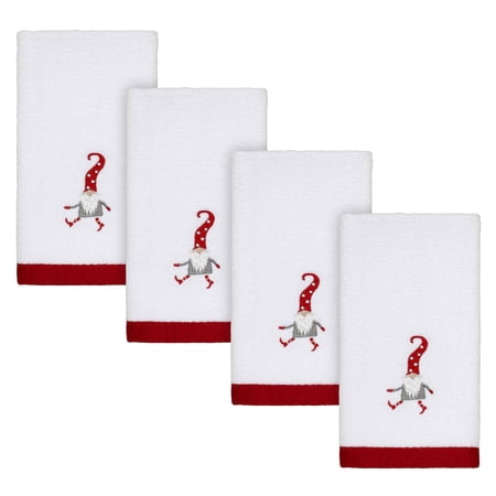 Avanti Linens Gnome Walk 4 Pc Fingertip Towel Set