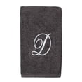 thumbnail image 1 of Avanti Linens  Granite/Silver Script Monogram Hand Towel Letter D - Hand Towel, 1 of 3