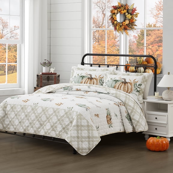 Avanti Linens Grateful Patch Full Queen Quilt Set