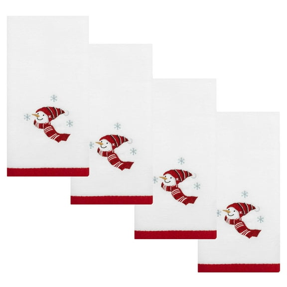 Avanti Holiday Cheer 4-Pack Fingertip Towel Set