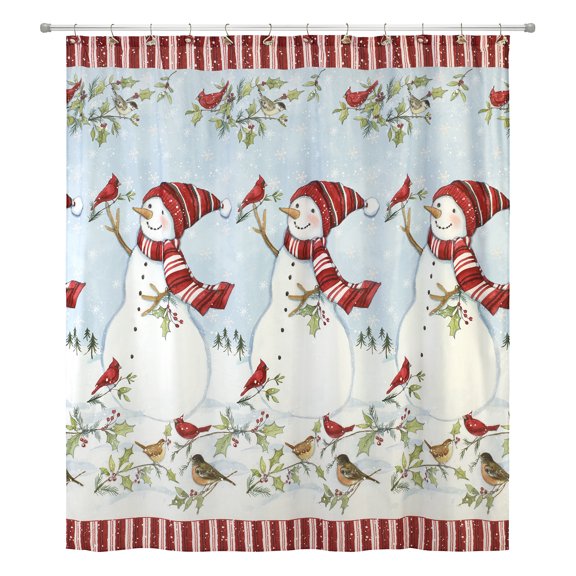 Avanti Linens Holiday Cheer Shower Curtain