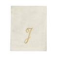 thumbnail image 1 of Avanti Linens  Ivory/Gold Script Monogram Bath Towel Letter J - Bath Towel, 1 of 3
