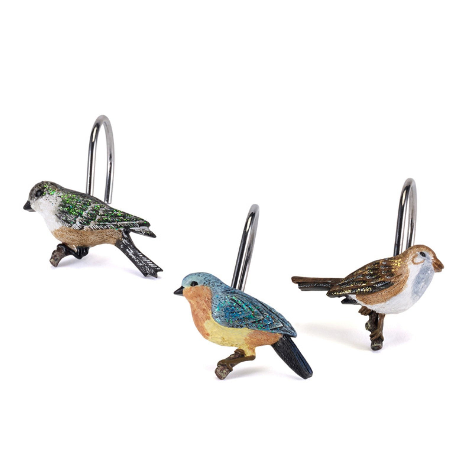 Avanti Linens Love Nest Shower Hooks Set of 12 Walmart
