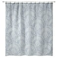 thumbnail image 1 of Avanti Linens Modern Shells Blue Shower Curtain, 1 of 3